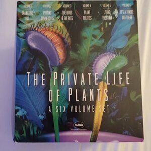 David Attenborough The Private Life of Plants 6 VHS Set Turner Home BBC Nature
